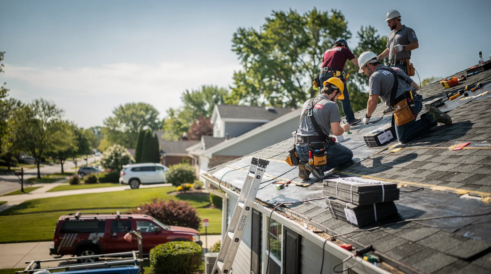 Roof Repair in North Prairie, WI around you
